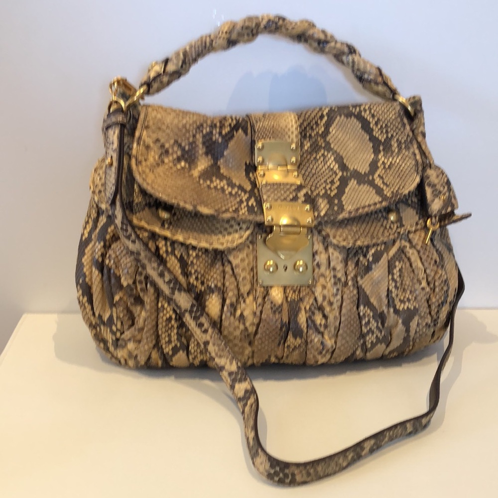 🎉HP🎉 Miu Miu Python purse - Picture 10 of 10